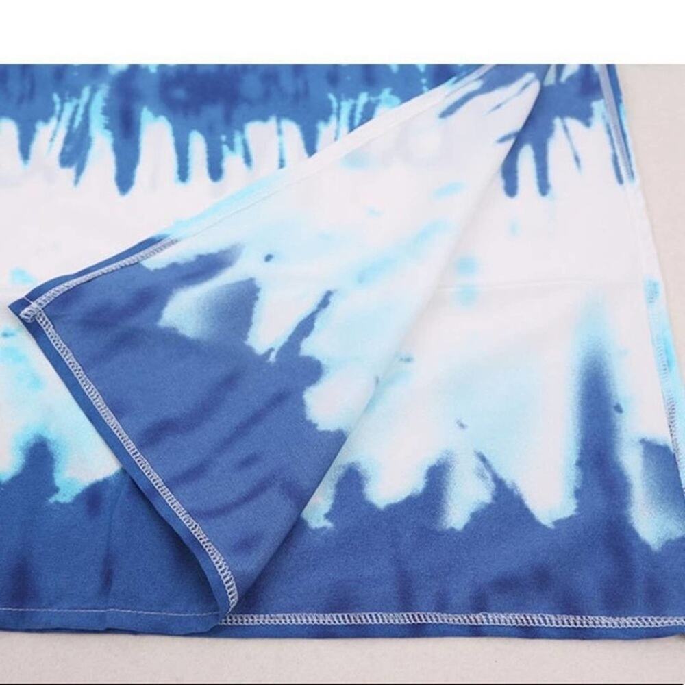 2/$30 NEW Tie Dye Caftan Beach Swim Coverup Maxi Dress - Picture 9 of 15